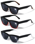 3 Pairs Women Reading Sunglasses - Bold TT Full Lens Readers Outdoor NOT BIFOCAL