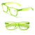 2 Pairs Transparent Neon Classic clear frame reading glasses unisex readers lot