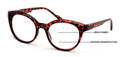 Women Round Progressive Clear Bifocal Reading glasses -No Line Zero Power on ToP