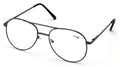 Quality Metal Aviator Reading Glasses - Spring Hinge Tear Drop Reader gold brown - Vision World