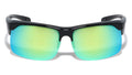 Men Half Rim Polarized Sport FIT OVER Sunglasses Wear Over Prescription Eyeglass