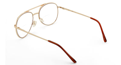 Clear Lens Bifocal Classic Metal Reading Glasses - Spring Hinge Tear Drop Reader