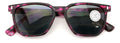 Progressive Reading Sunglasses - Zero Power On Top -UV Protection Tinted Bifocal