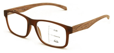 Men Rectangular Progressive Reading Glasses No Line Clear on Top Bifocal Reader