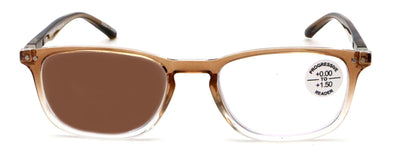 Progressive Reading Glasses - Zero Clear On Top Reader with Photochromic Darken