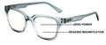 Translucent Progressive Reading Glasses - No Line or Bubble - Zero Power on Top