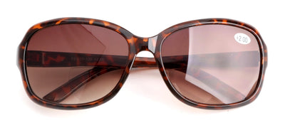 Women Oversize Oval Sunglasses Bifocal - Outdoor Fashion Reading Glasses With UV