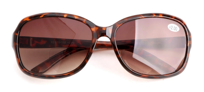Women Oversize Oval Sunglasses Bifocal - Outdoor Fashion Reading Glasses With UV