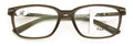 Men Modern Rectangular Progressive Reading Glasses - Zero Power On Top Reader
