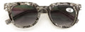 Women Reading Sunglasses - Gradient Tinted Reader - Marble Print Optical Frame