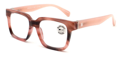 Large Square Oversized Anti Blue Blocker Reading Glasses - UV Protection Clear