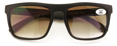 Large Men Progressive Bifocal Reading SunGlasses - UV400 - No Line Or Bubble Key