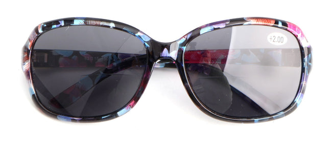 Women Oversize Oval Sunglasses Bifocal - Outdoor Fashion Reading Glasses With UV