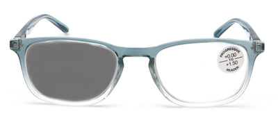 Progressive Reading Glasses - Zero Clear On Top Reader with Photochromic Darken