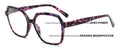 Women’s Square Progressive Clear Lens Reading Glasses – No Line - Clear On Top