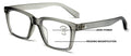 Men Matte Bold Progressive Reading Glasses - Clear Zero Power On Top - No Bubble
