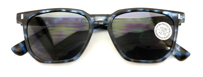 Progressive Reading Sunglasses - Zero Power On Top -UV Protection Tinted Bifocal