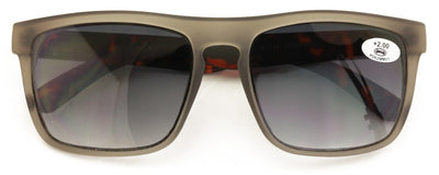 Large Men Progressive Bifocal Reading SunGlasses - UV400 - No Line Or Bubble Key