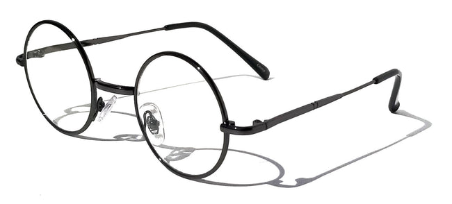 KIDS Scientist Wizard Nerd Fake Round Costume Clear Lens Eye Glasses Ages 3-12