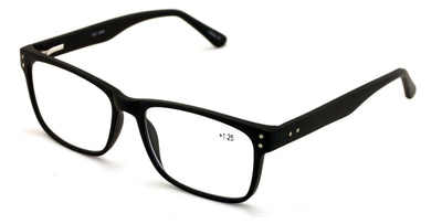 Large Men Premium Rectangular Reading Glasses Optical Frame Reader Spring Hinge