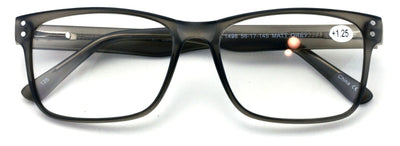 Large Men Premium Rectangular Reading Glasses Optical Frame Reader Spring Hinge