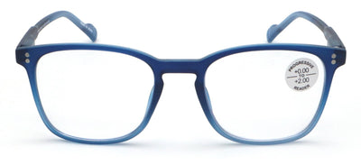 Lightweight Men Progressive Bifocal Reading Glasses- No Line Clear on Top Reader