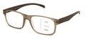 Men Rectangular Progressive Reading Glasses No Line Clear on Top Bifocal Reader