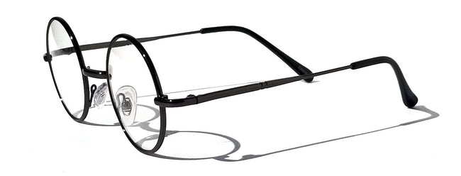 KIDS Scientist Wizard Nerd Fake Round Costume Clear Lens Eye Glasses Ages 3-12
