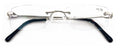 Metal Slim Low Profile Modern Rimless Clear BIFOCAL Reading Glasses Anti Blue AR