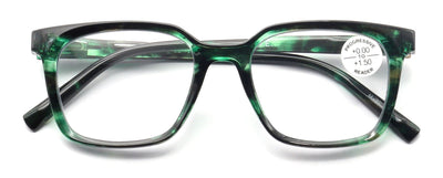 Modern Square Progressive Clear Lens Reading Glasses - Clear On Top - Multifocal