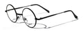 KIDS Scientist Wizard Nerd Fake Round Costume Clear Lens Eye Glasses Ages 3-12