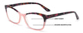 Women Cateye Progressive Reading Glasses - No Line or Bubble - Zero Power on Top