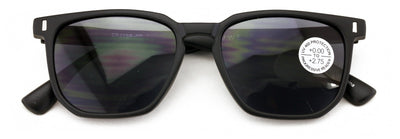 Progressive Reading Sunglasses - Zero Power On Top -UV Protection Tinted Bifocal