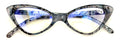 Women's Slim Cateye Clear Bifocal Reading Glasses - Anti-Blue UV Blocker Readers