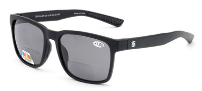 Men Tinted Polarized Bifocal Reading Fishing Sunglasses - Lightweight TR90 - UV 