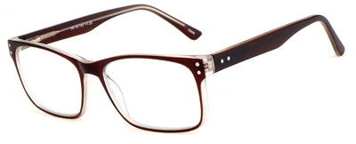 Large Men Premium Rectangular Reading Glasses Optical Frame Reader Spring Hinge