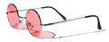 Kids Children Size Hippie Round Circle Lens Lennon Metal Sunglasses (Age 3-12)