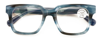 Large Oversized Progressive Clear Bifocal Reading glasses - Clear on Top No Line