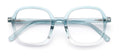 Retro Oversized Square Rounded Reading Glasses - AR Coating - Wide Fitment CR28