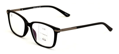 Men Modern Rectangular Progressive Reading Glasses - Zero Power On Top Reader
