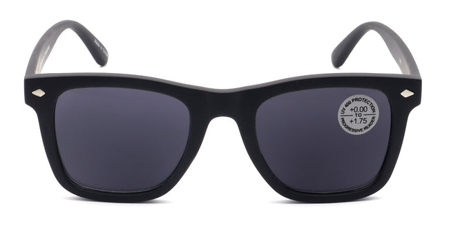 Tinted Progressive Reading Sunglasses For Men or Women - Zero Power On Top Reade