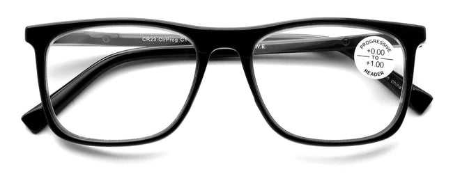 Progressive No-Line Reading Glasses – Zero Power Top | Clear Distance Vision