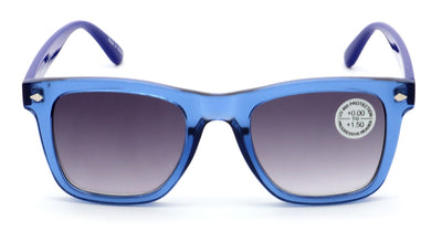 Tinted Progressive Reading Sunglasses For Men or Women - Zero Power On Top Reade
