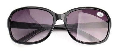 Women Oversize Oval Sunglasses Bifocal - Outdoor Fashion Reading Glasses With UV