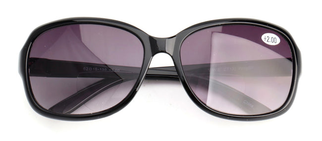 Women Oversize Oval Sunglasses Bifocal - Outdoor Fashion Reading Glasses With UV
