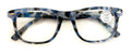 Marble Fashion Clear Progressive Reading Glasses - Zero Power On Top - AR Coatin