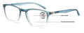 Lightweight Progressive Clear on Top Bifocal Reading glasses - No Line or Bubble
