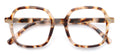 Retro Oversized Square Rounded Reading Glasses - AR Coating - Wide Fitment CR28