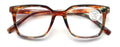 Modern Square Progressive Clear Lens Reading Glasses - Clear On Top - Multifocal