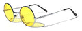 Kids Children Size Hippie Round Circle Lens Lennon Metal Sunglasses (Age 3-12)